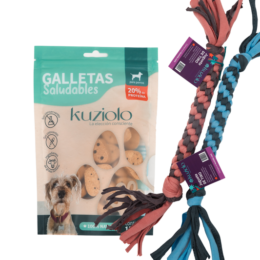 Combo Galletas Saludables + Juguete de Tiro